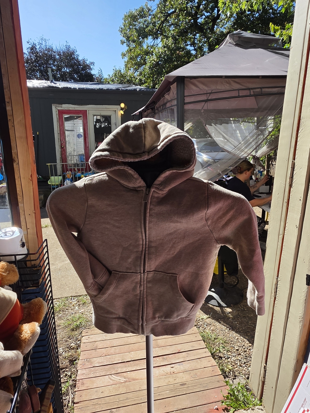 Old Navy Kids Zip-Up Hoodie Jacket - Brown